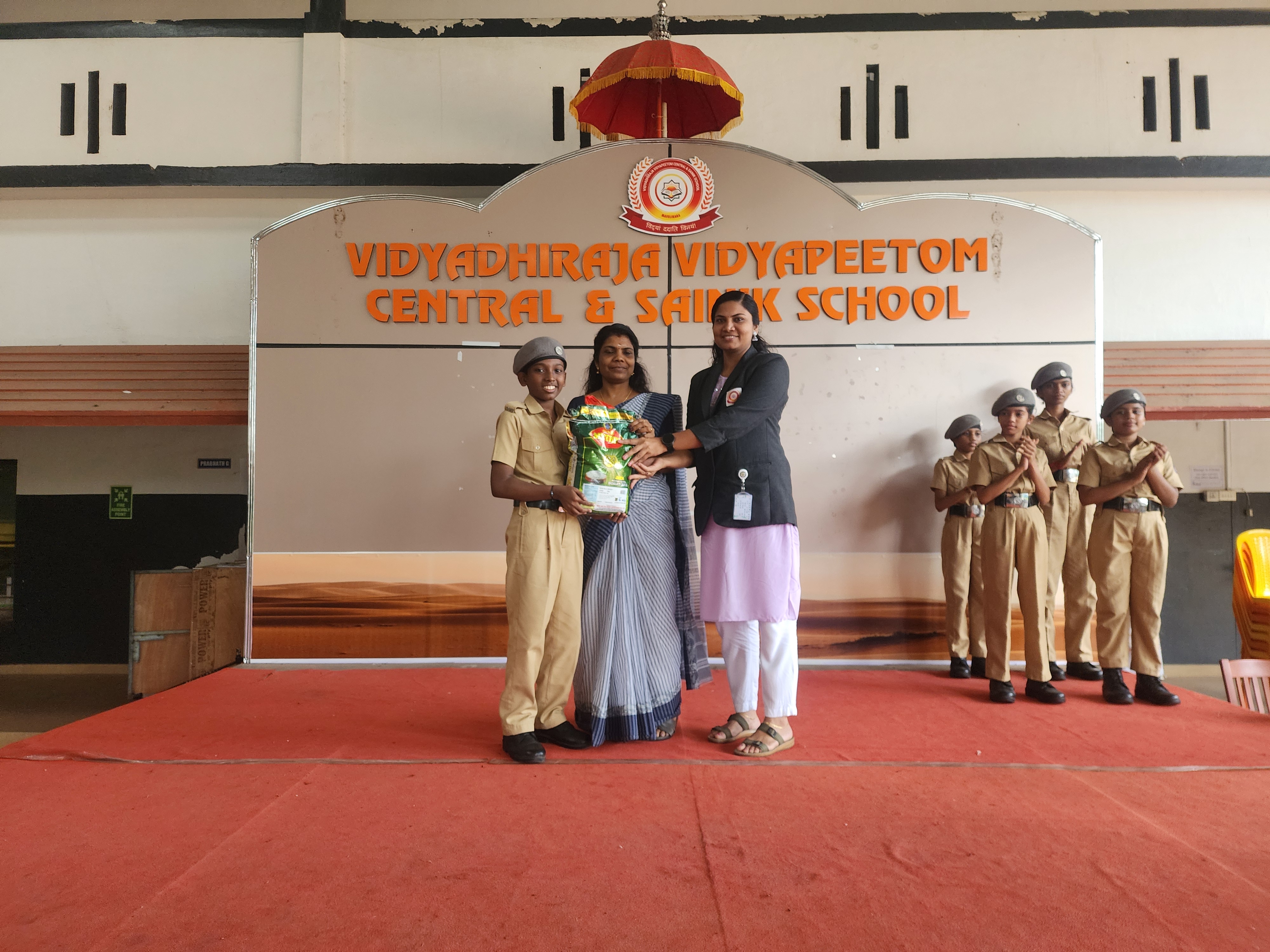 Community Service — Vidyadhiraja Vidyapeetom Sainik School